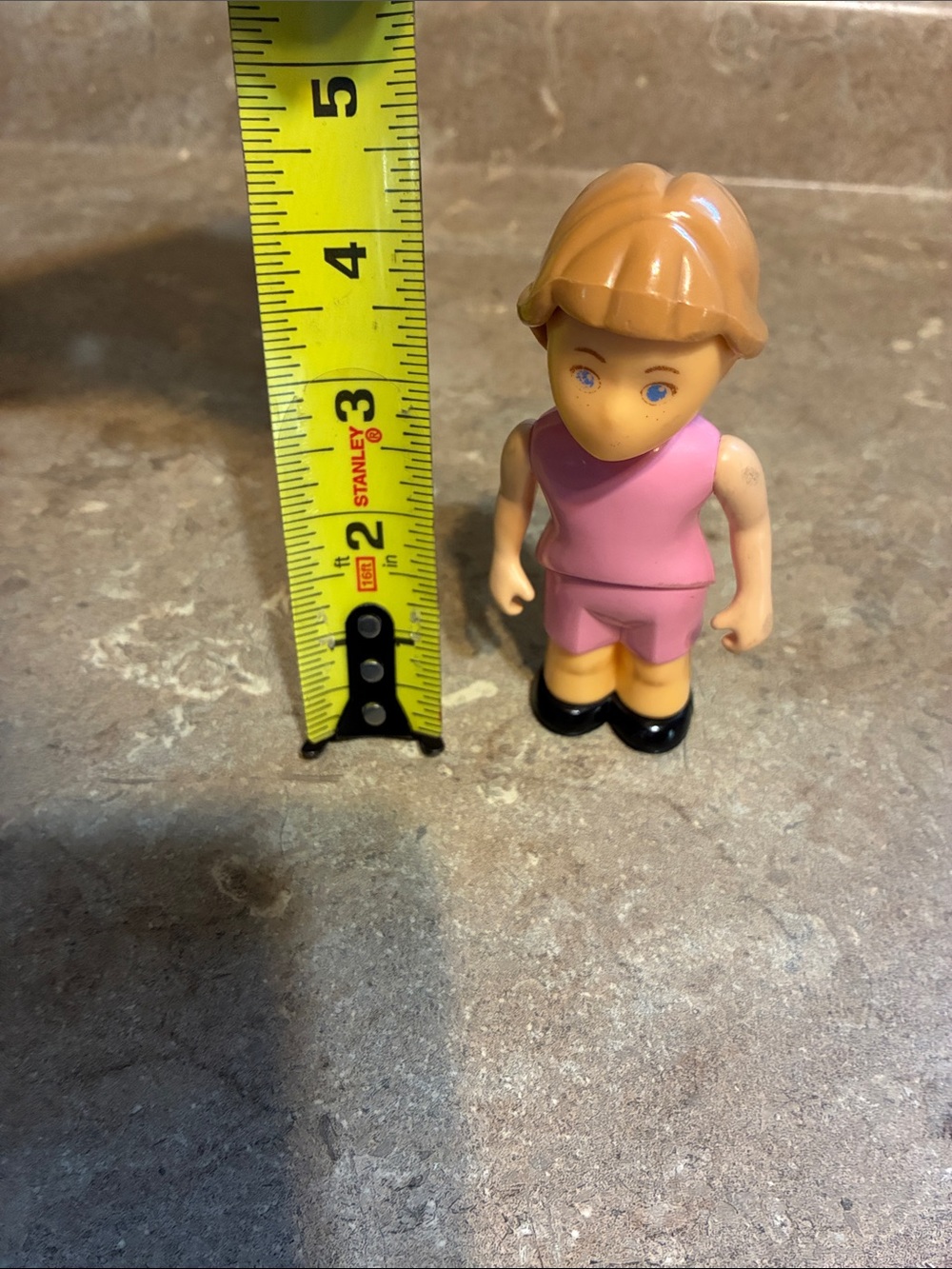 Little Tikes Kids Pink Doll Figurine with Black Shoes Little Sister - Picture 6 of 6
